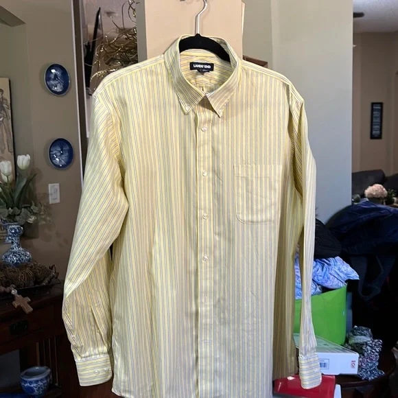 Lands' End | Shirts | Mens Lands End Classic Button Down Shirt | Poshmark